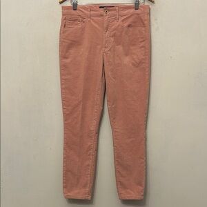 Tommy Hilfiger pink corduroy Tribeca skinny pants Size 10 EUC